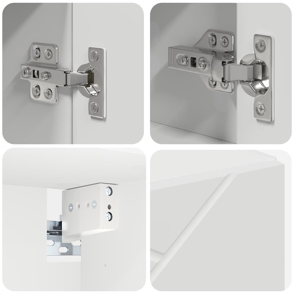 Bathroom Furniture Set With Drawer 4 Pcs 30 X 35 X 192 Cm