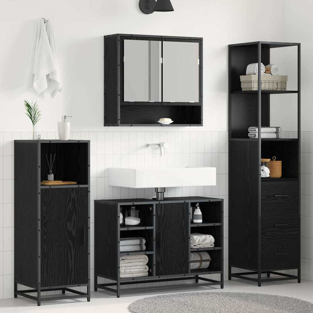 Bathroom Cabinet 35X37.5X166 Cm Engineered Wood