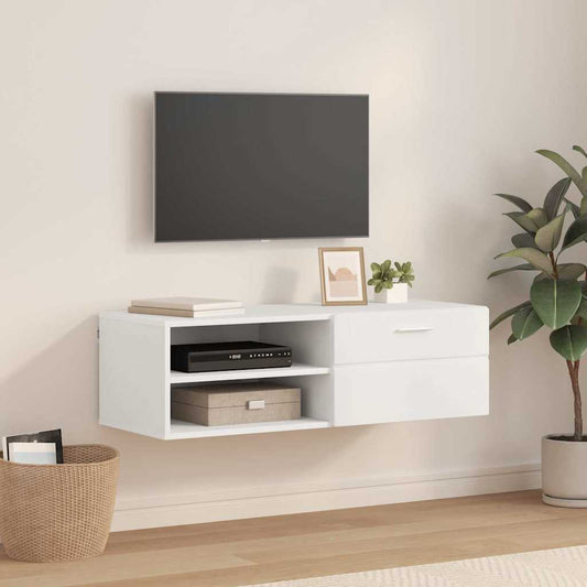 Tv Cabinet With Drawer 100.5 X 39 X 30 Cm Engineered Wood