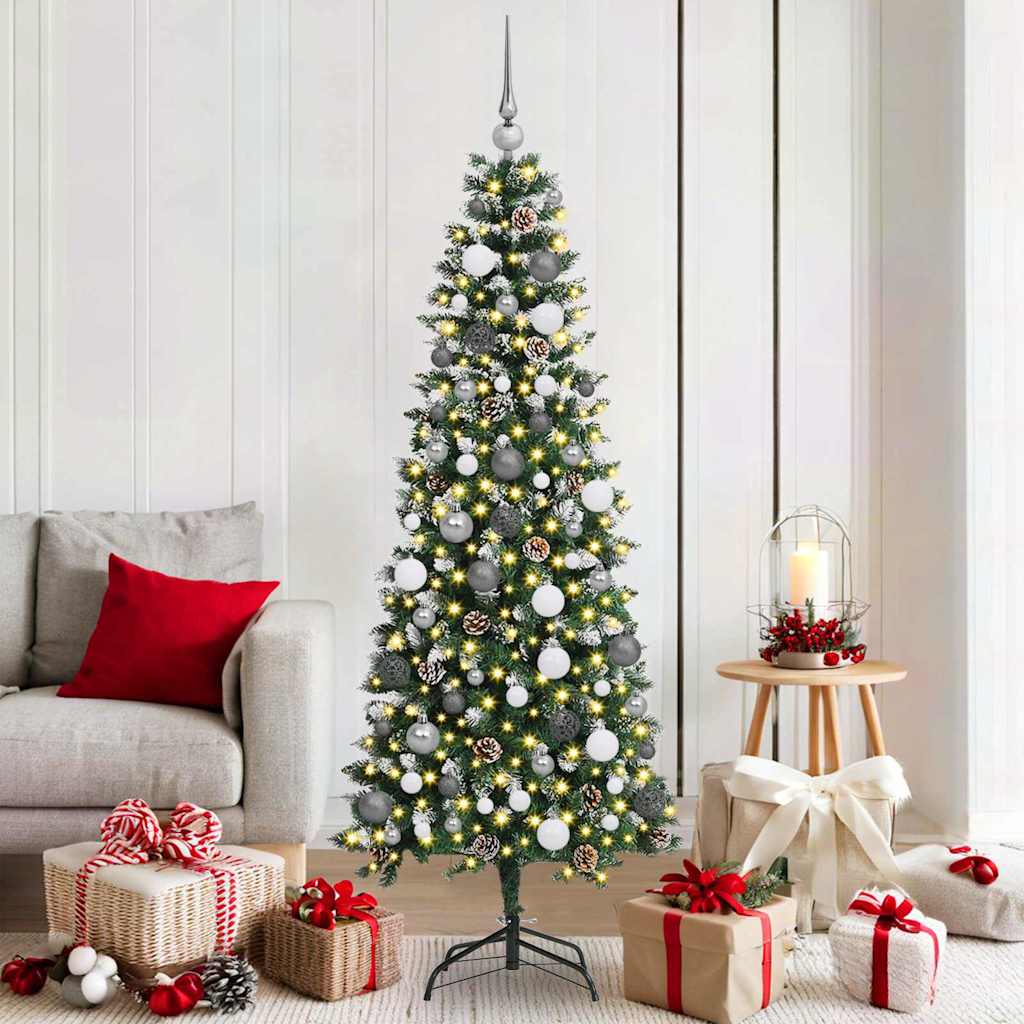 Artificial Christmas Tree With Stand Green Pvc