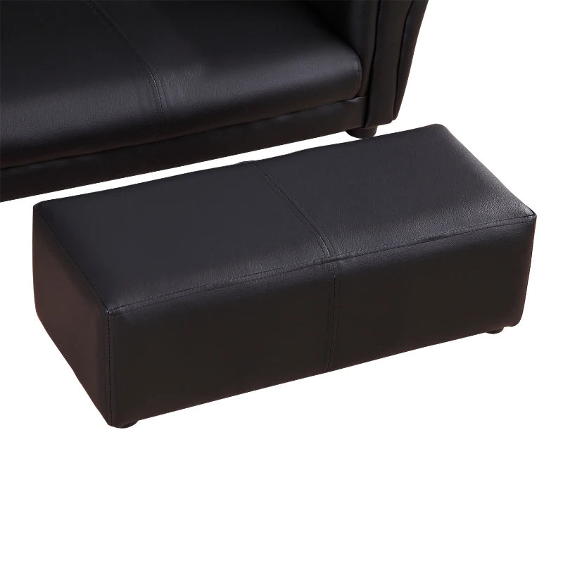 2 Seater Children Sofa, Black