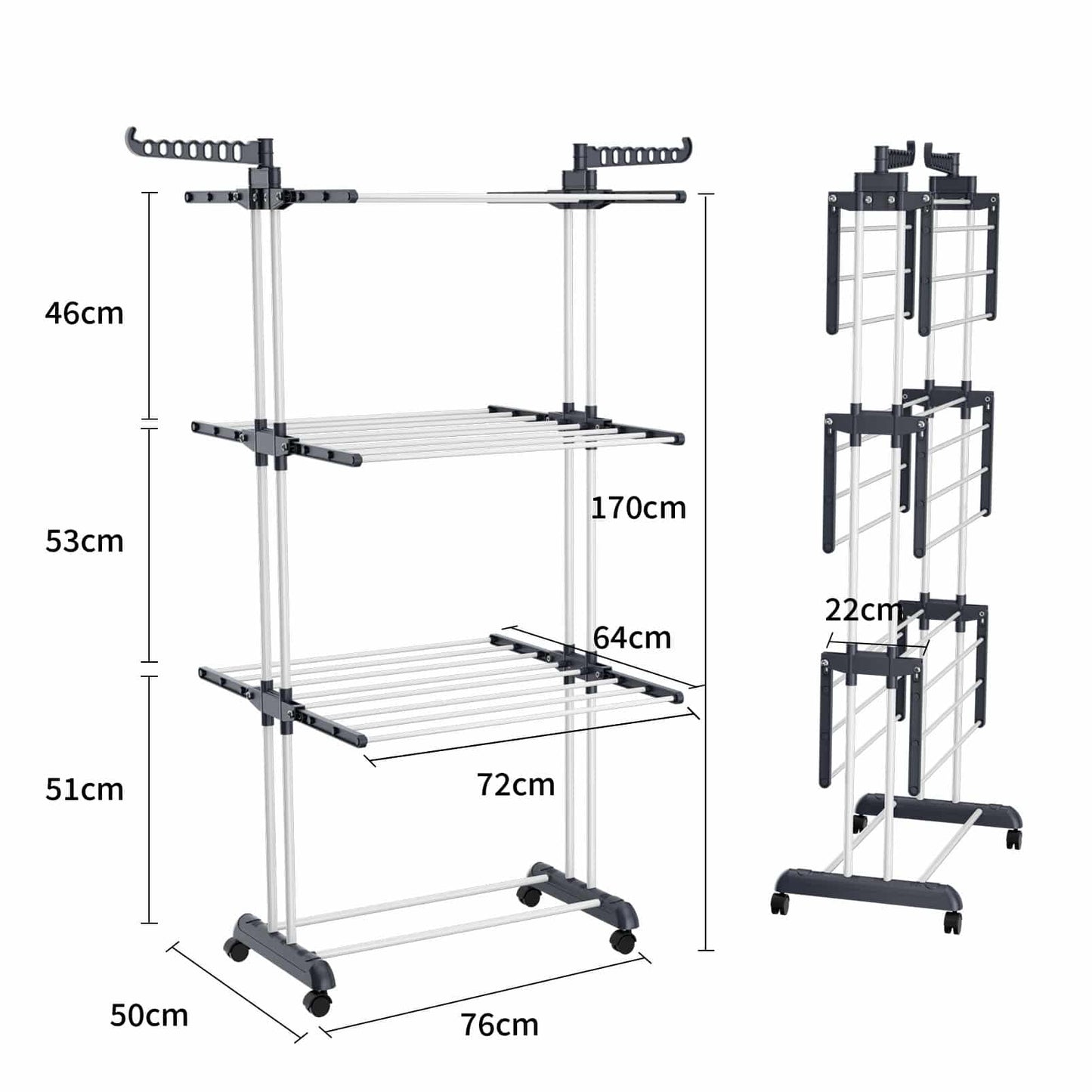 12L Dehumidifier and  Prolux Clothes Airer Non Electric