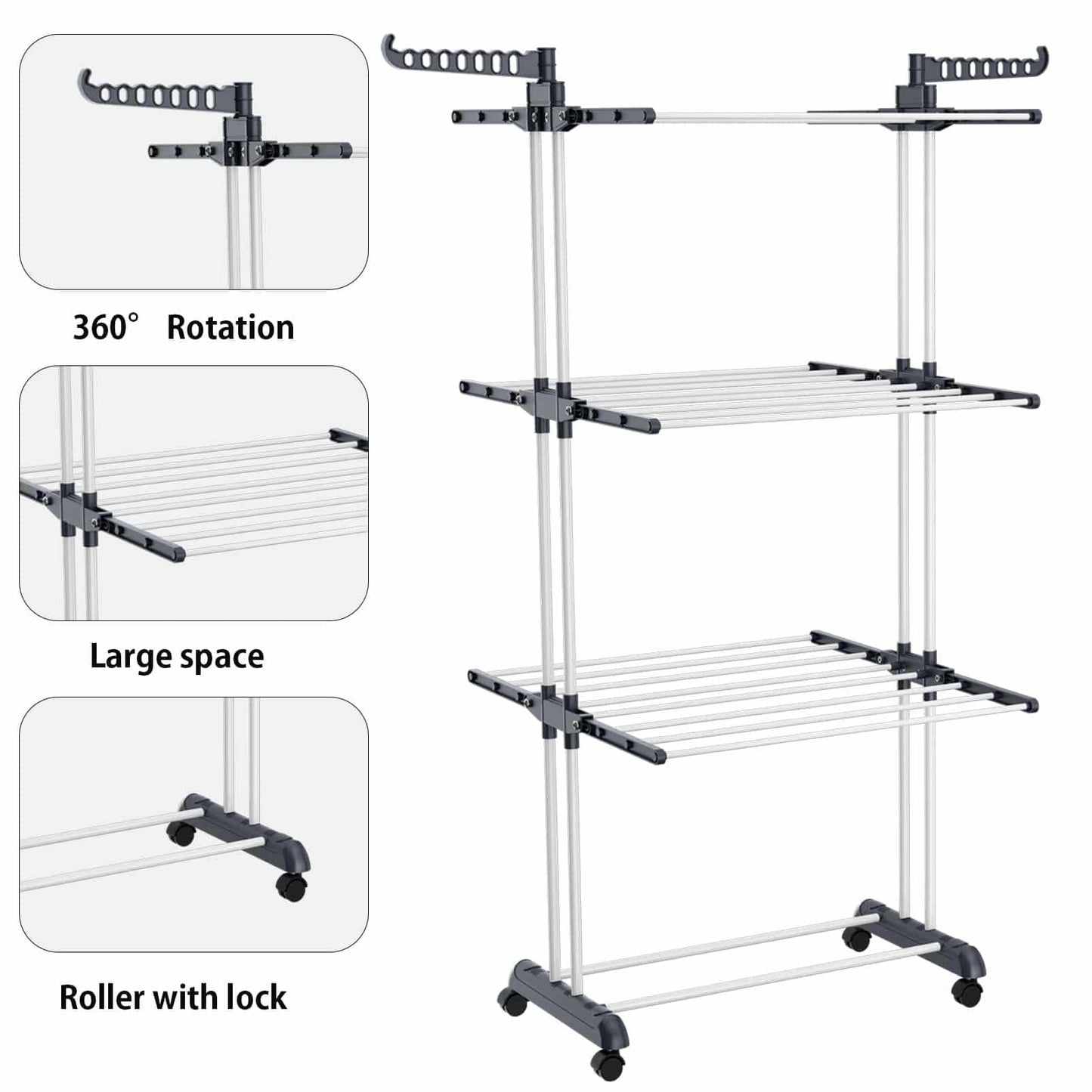 12L Dehumidifier and  Prolux Clothes Airer Non Electric