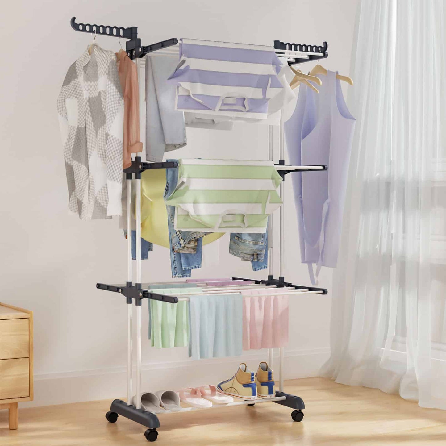 12L Dehumidifier and  Prolux Clothes Airer Non Electric