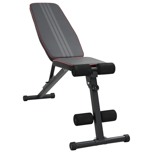 Adjustable Weight Bench Foldable 230 Kg Black Steel