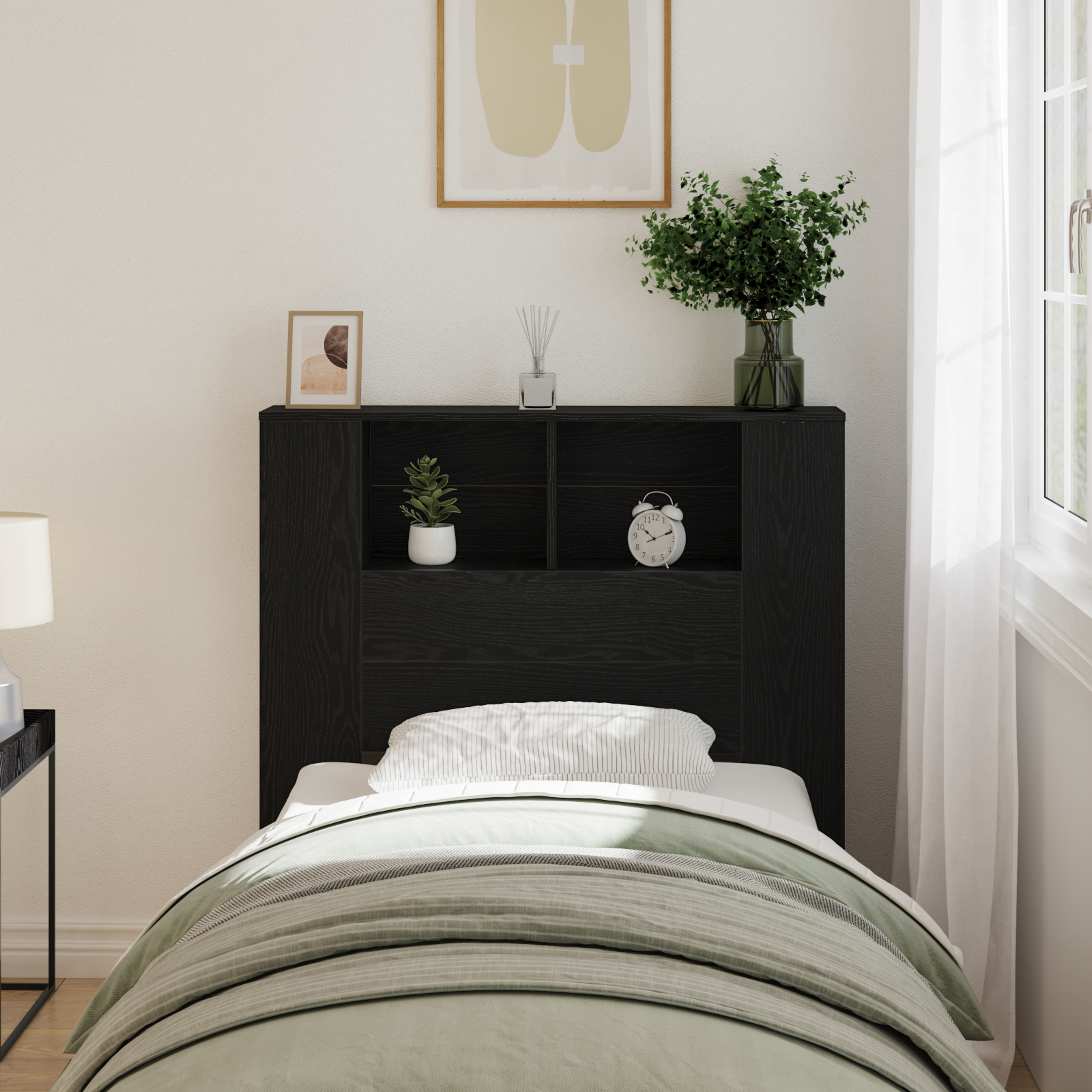 Headboard Cabinet 100X18.5X104.5 Cm